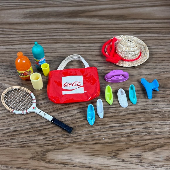 Coca Cola Tennis Racket Cover Coca Cola | Toys | Coca Cola Red Bag Tennis Racquet Shoes Hat Telephone ...